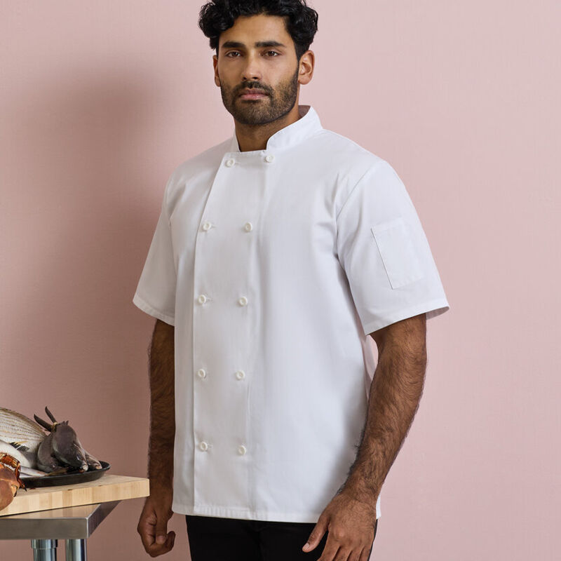 Short sleeve chef’s jacket Thumbnail