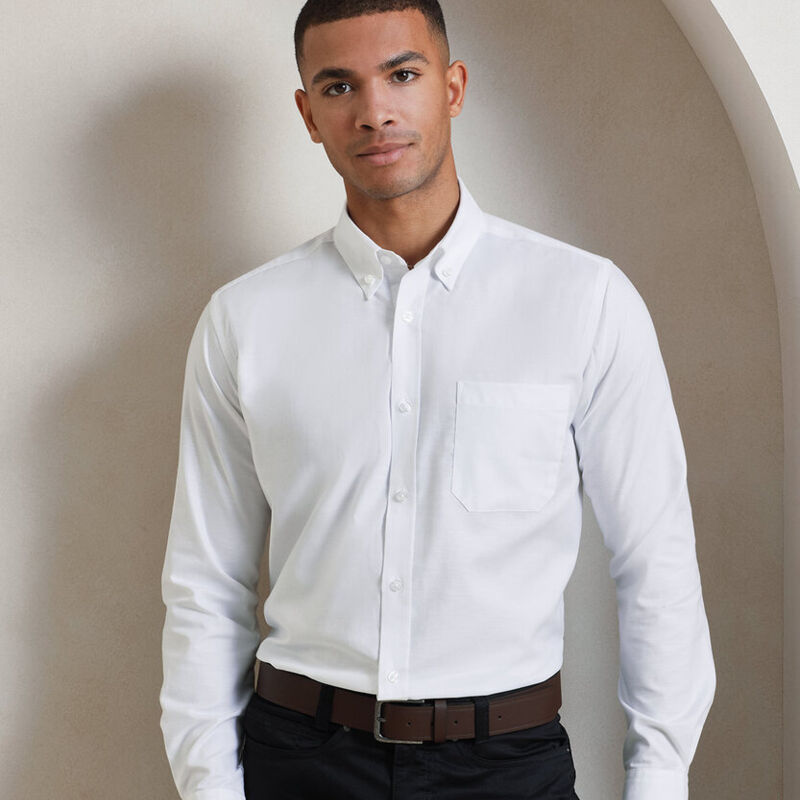 Signature Oxford long sleeve shirt Thumbnail