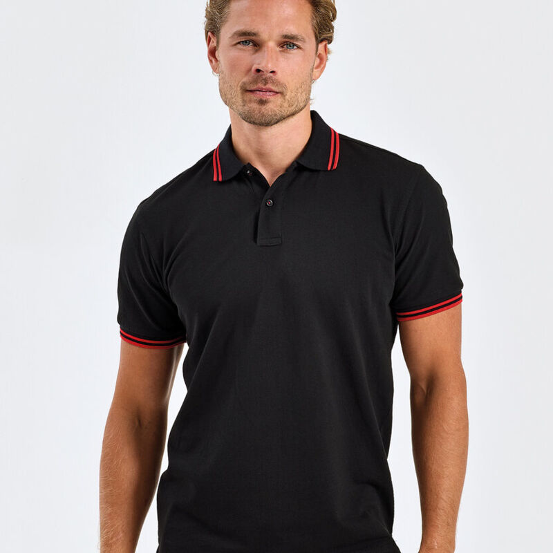 Classic fit tipped polo Thumbnail