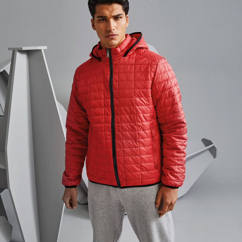 Honeycomb hooded jacket Thumbnail