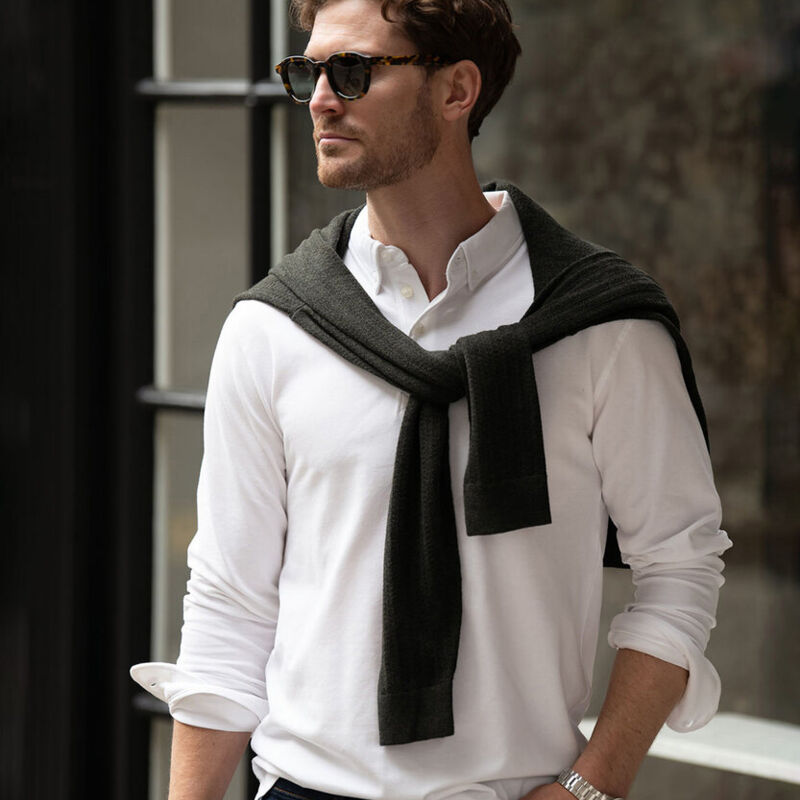 Carlington – deluxe long sleeve polo Thumbnail