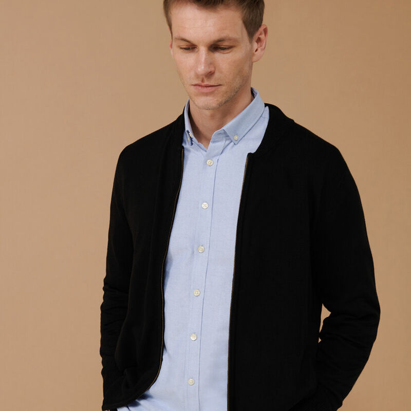 Unisex zip-through cardigan Thumbnail