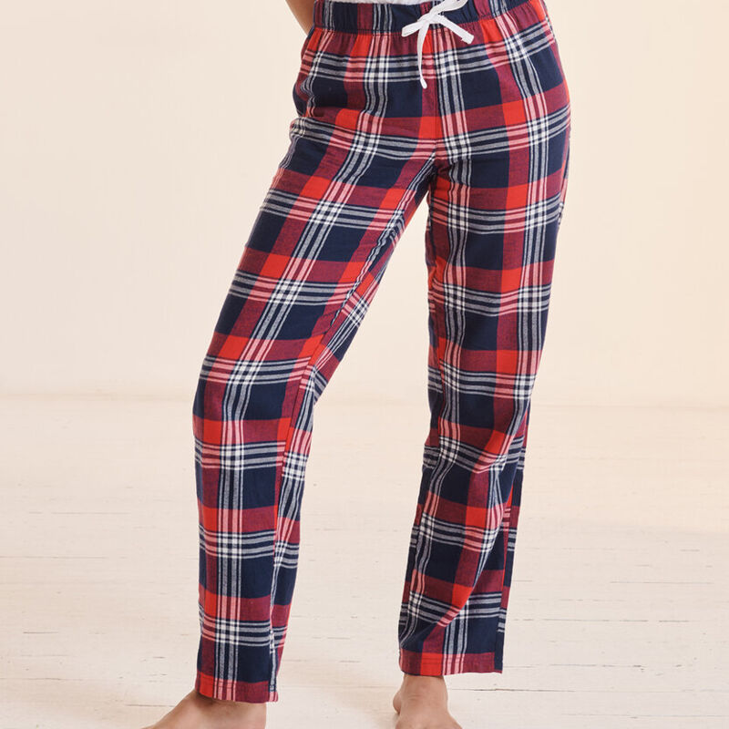 Women's tartan lounge pants Thumbnail