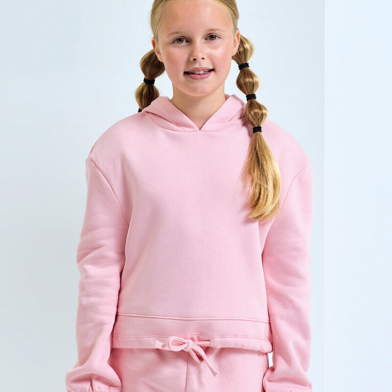 Kids TriDri® recycled cropped oversize hoodie Thumbnail